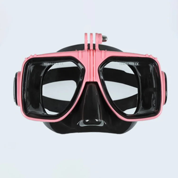 Professional Under Water Dive Mask High Quality Camo Myopia With Camera Mount Face Mask Snorkel Mask Scuba