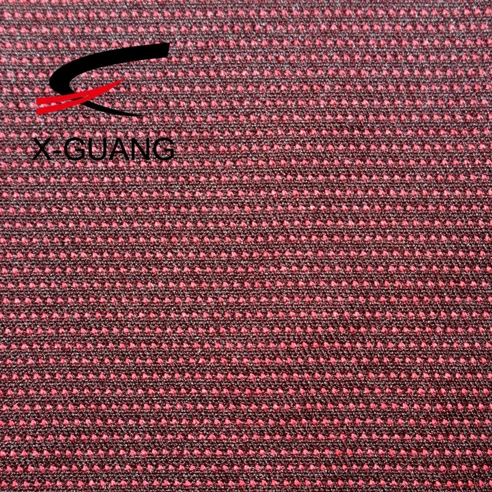 Влагоотводящая сухая посадка, перерабатываемая пластиковая Спортивная сотовая сетка, спортивная вязаная спортивная ткань для спортивного ношения