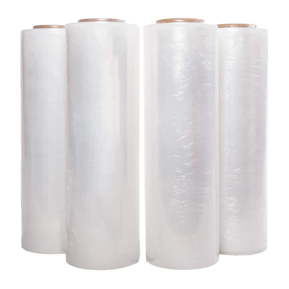 Sample Film High Flexibility Moistureproof Clear Color Roll LLDPE Stretch Film for Packaging