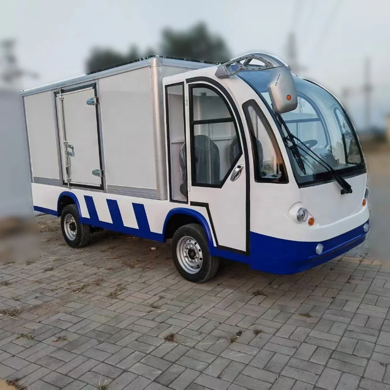 factory direct supply low speed electric dining car maintenance free special vehicle for cargo transportation
