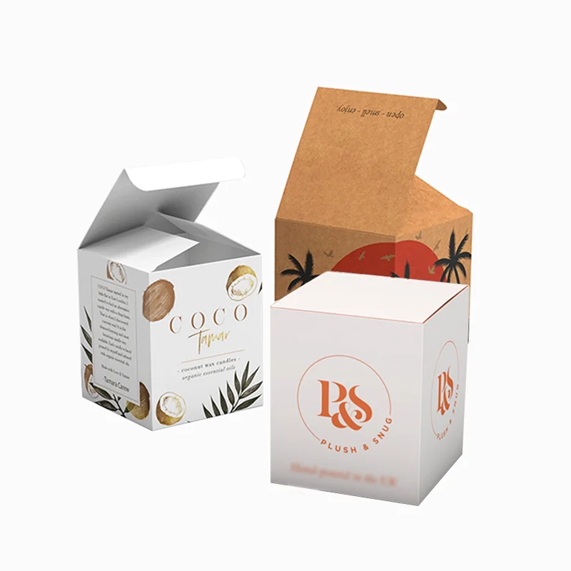 Packing Box Manufacturer Cardboard Luxury Candle Set Shipping Boxes Custom Candle Packaging Box with Logo