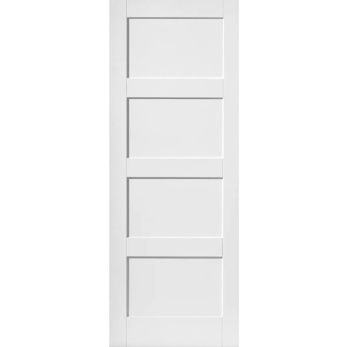 Pre-hung Shaker Door Exterior Flush Front Entrance Bedroom Other Interior Single Slab Wood Doors Design With Exquisite Lock