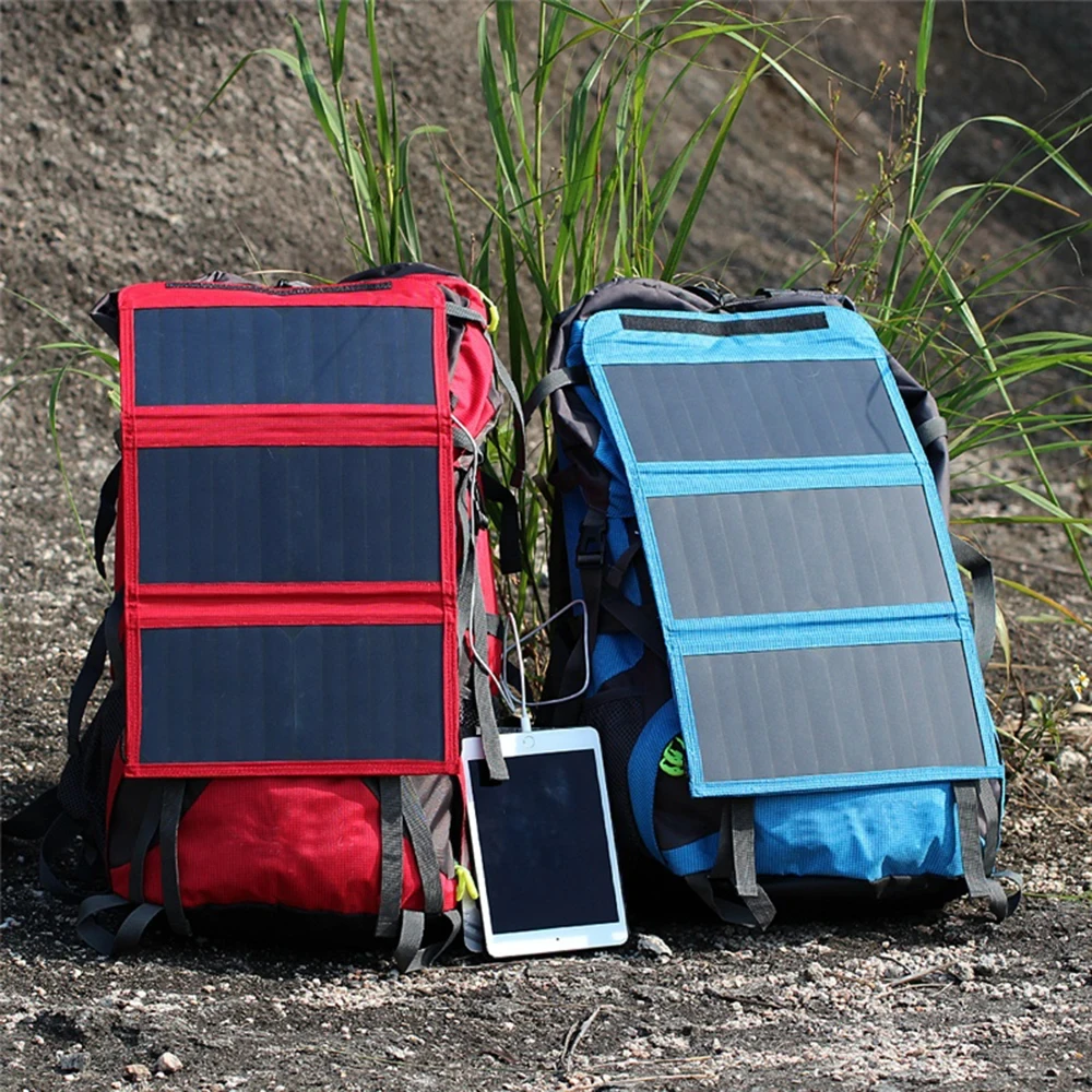 Solar Backpack Hiking 70L Large Capacity with 20W Solar Panel Charging for Phones Waterproof Rucksack for Climbing and Camping