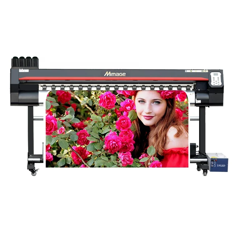 fast speed 1.6m/1.8m lager format uv printer CMYK+W embess effect printing machine