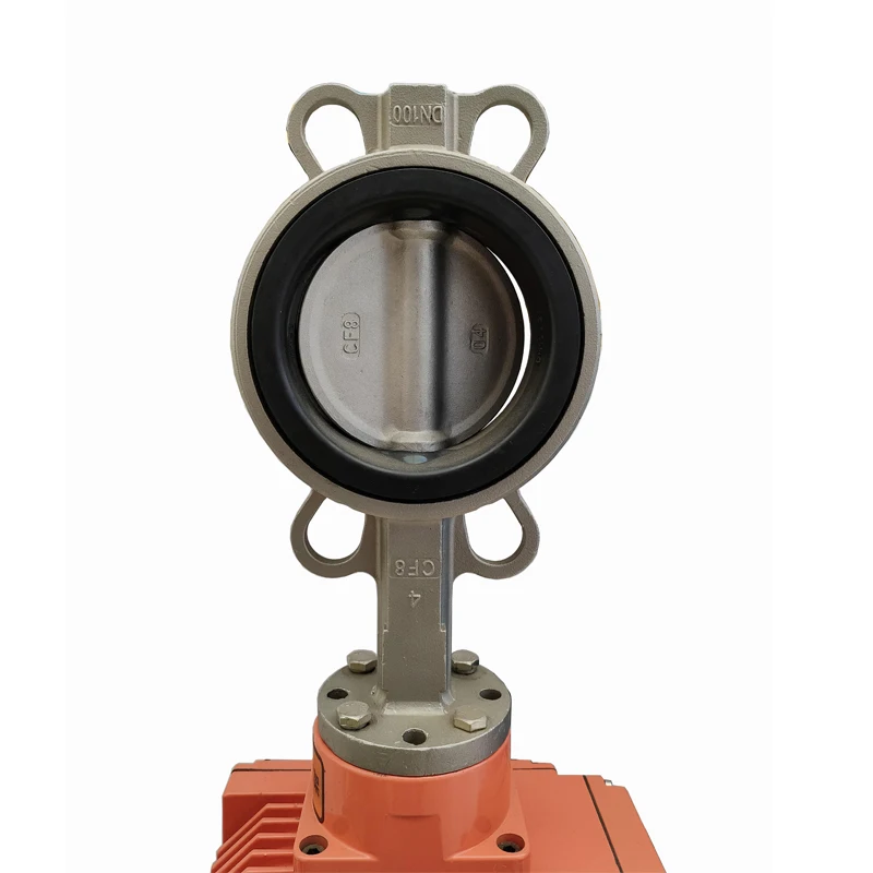 ANSI Stainless Steel D71X Manual Center Line Soft Sealed Rubber Lined PTFE Handle Clamp Butterfly Valve