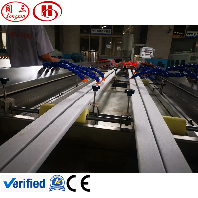 Plastic fence pole making machine using recycled plastic