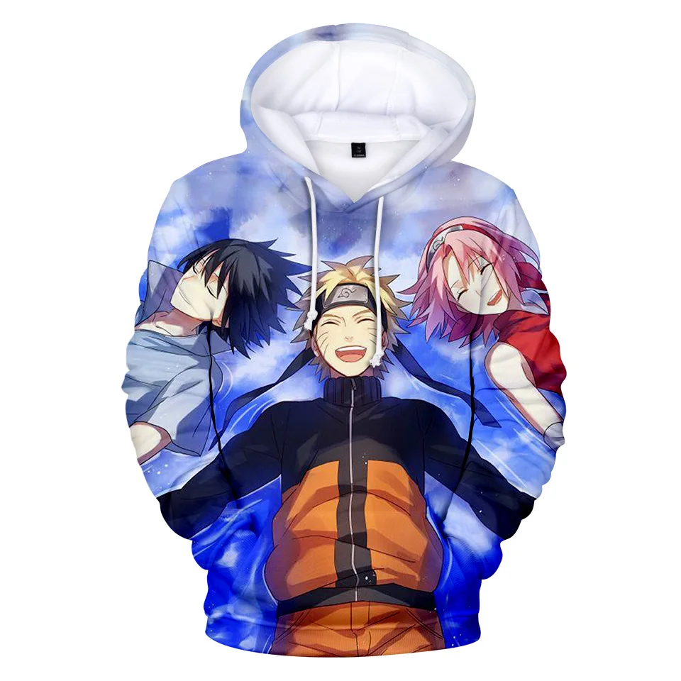 2021 Fashion Streetwear Hip Hop Pullover Hoodie Narutoes Anime Costumes Hoodie