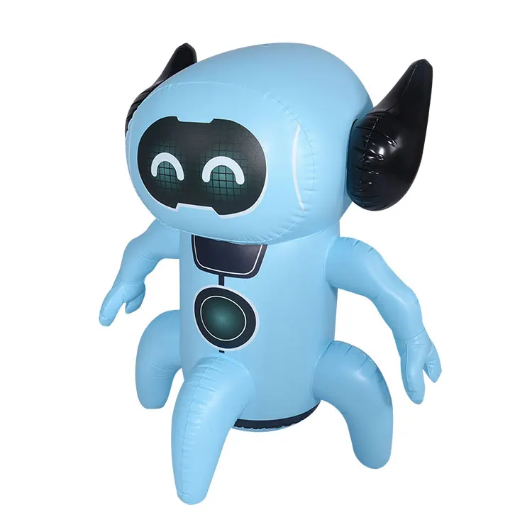 Hot Selling Factory Supply PVC Inflatable Robot Costume Floating Pool Toys for Kids Water Game Splash Toys