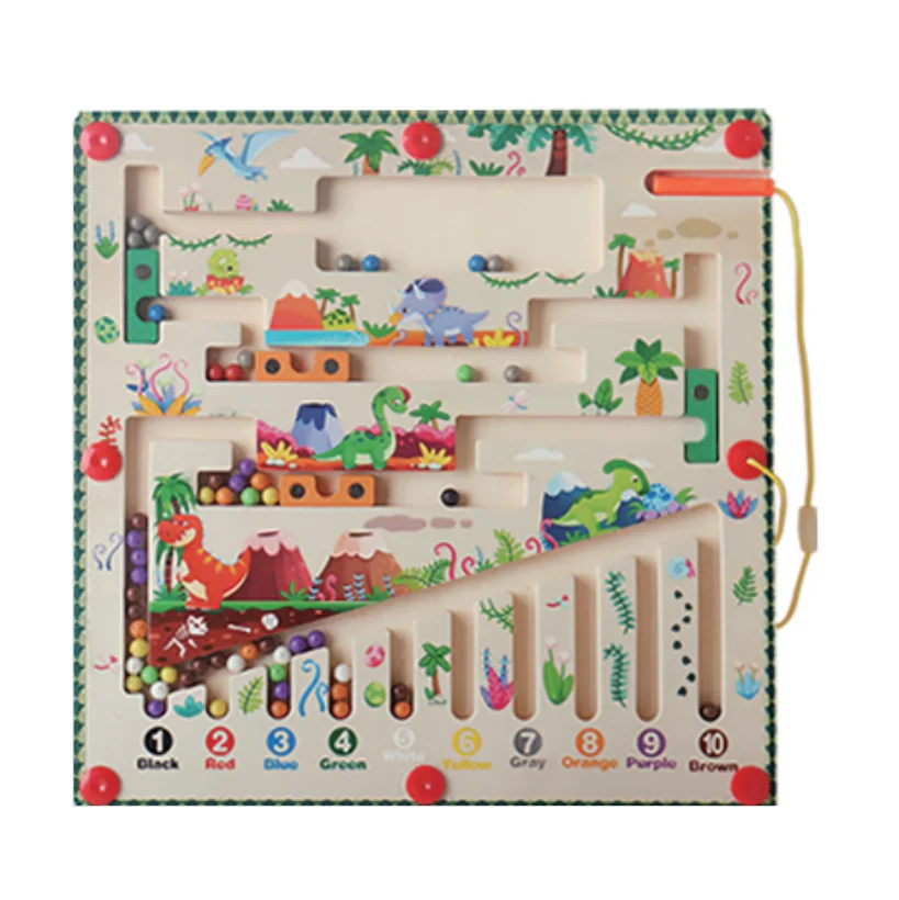 Детский Магнитный мультяшный лабиринт