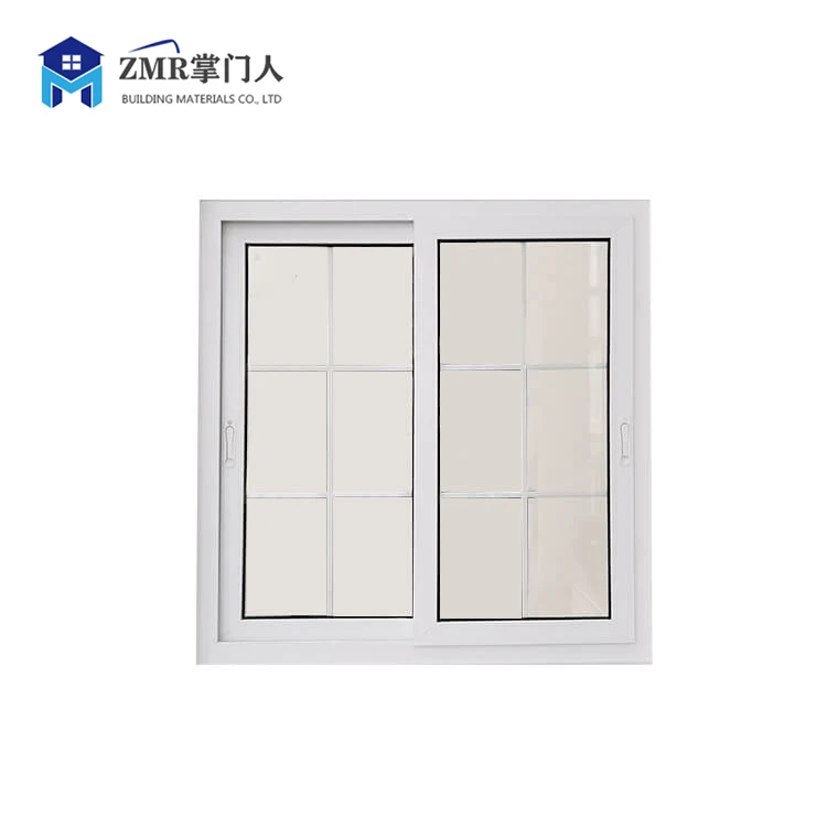 White vinyl double glazed window upvc doors and pvc windows sliding window