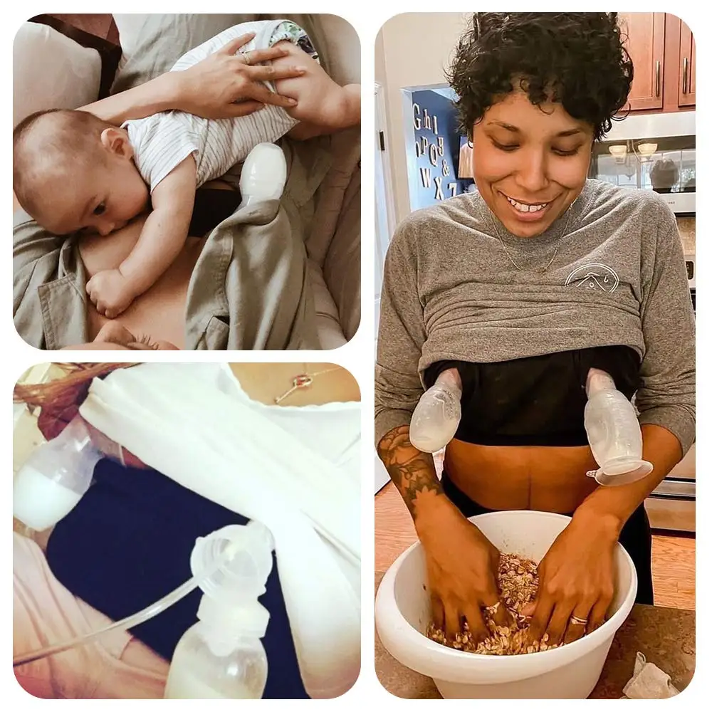 Breast Milk Collector Manual Breast Pump Reusable Breastmilk Leak Catcher
