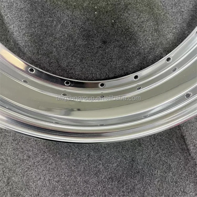 High quality 6061 T6 material 3 pieces forged split wheel rim 21 to 22 step lip felgen inner barrel  for bbs series oz ect