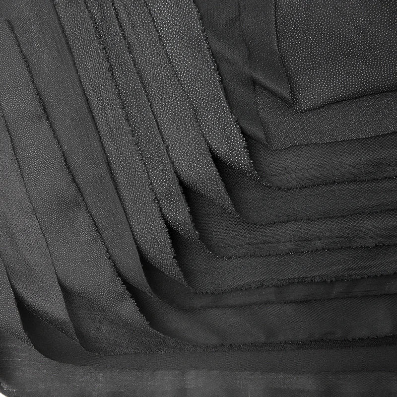 Direct sales hot sale new water jet woven fusible interlining for clothing material waterjet machine fabric manufacturer