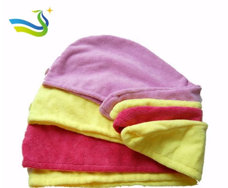 Wholesale Super absorbent microfiber hair towel wrap of microfiber hair turban towel for hair wrap towel