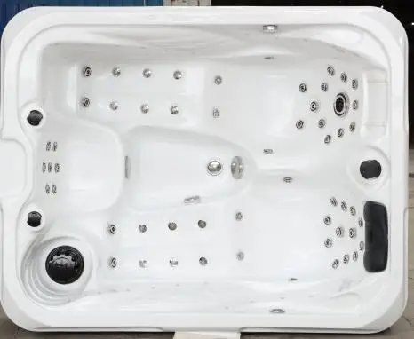 acrylic freestanding bathtub hot tub Modern luxury big size 2 3 person spa hot tub spa massage bathtub with seat
