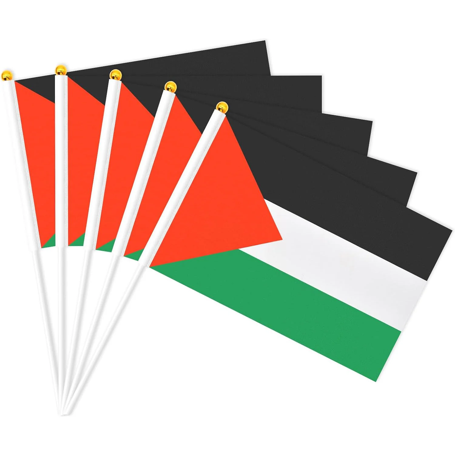 Printed Indoor Outdoor Palestinian Standard Country Hand Flag Polyester 3x5ft world banner National Palestine Flag
