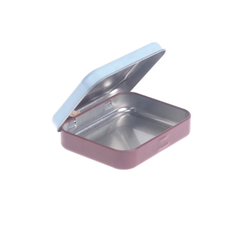 Walmart square cheap cookie metal box danish butter cookie tin box clear lids food package