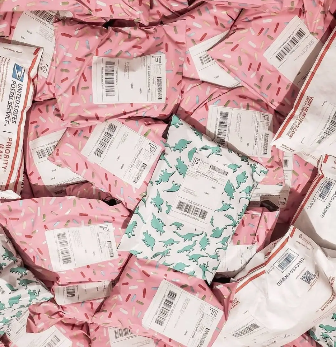 Wholesale Custom Mailing Bags/ Mail Courier Poly Bags/Plastic Bag Custom Print Logo