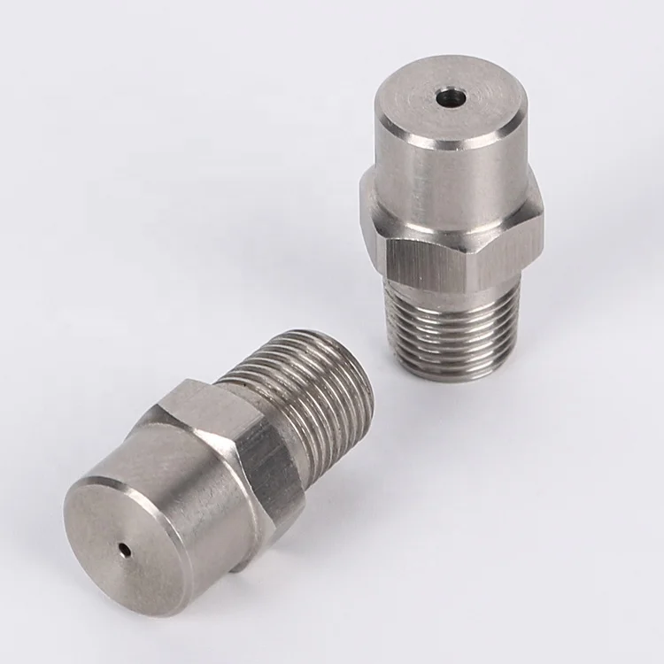 
65 Degrees 1/8 Thread Size Hollow Cone Tip Wide Angle Full Cone Spray Nozzle for Dust Control 