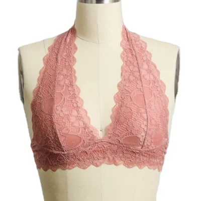
Factory Custom Hot Sale Sexy Mature Women Transparent Bra Wholesale New Design Lace Bralette 
