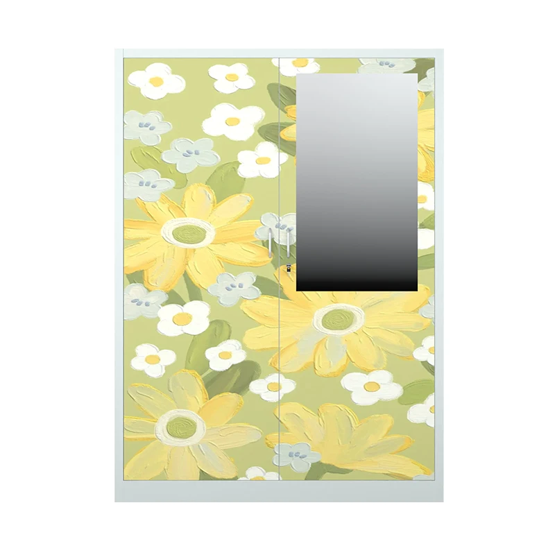 Factory Direct Wholesale Almirah customized steel wardrobe wooden transfer wardrobe for dressing room