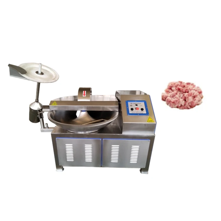 Stainless steel industrial Automatic meat emulsify bowl cutter machine 3 blades meat chopper machine price