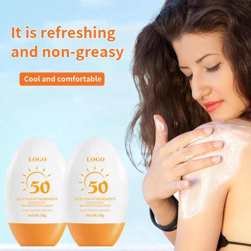 Hot Sale Private Label Sunscreen Lotion No Tan 48 Hours Skin protection Korean Bottle 50ml