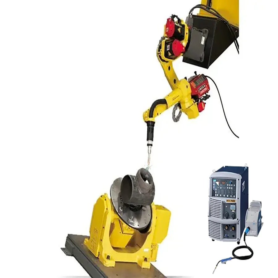 Лазерная машина FANUC ARC Mate LR 200ID /7L с TIG OTC DP400 сварочный аппарат для дуговой сварки металла алюминиевая сталь и т. д.
