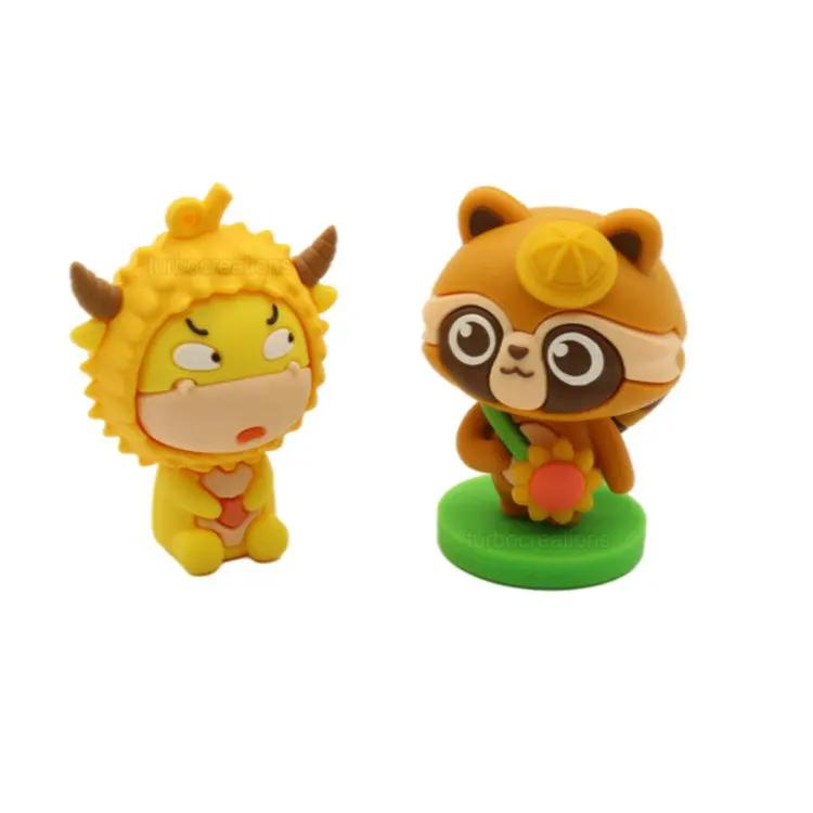 Unisex PVC Action Figure Toy Good Silicone Blind Box Cartoon Doll Custom Featuring Animal Anime Character Perfect Gift Gift Box