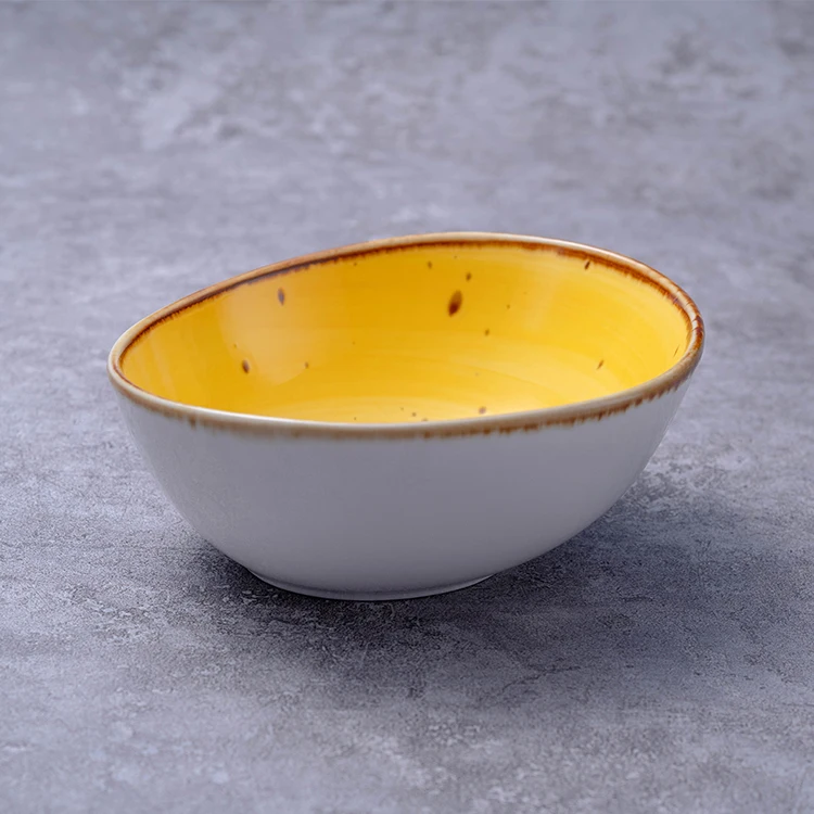  Горячая Распродажа яркие цветные глазурованные миски для супа с окантовкой фарфоровые красивые керамические