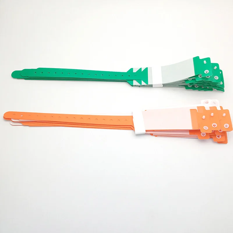 Different color disposable PVC waterproof writable customized surgical ID Bracelet for Patient Identification wristband