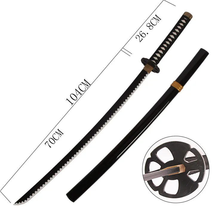 Новый черный клевер Yami Sukehiro Katana косплей меч