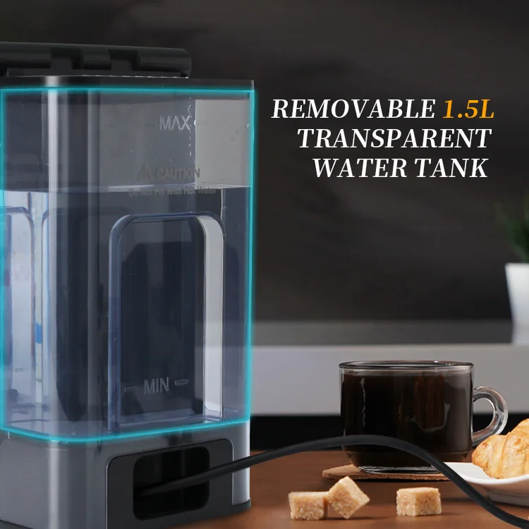 Best Quality Coffee at Home: All-in-One Automatic Coffee Maker with Built in Grinder Professional Coffee Maker