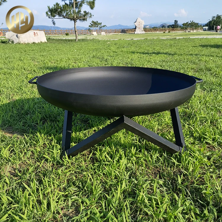 Original Colour Metal Assembly Wood Burning Barbecue Grill Fire Pit