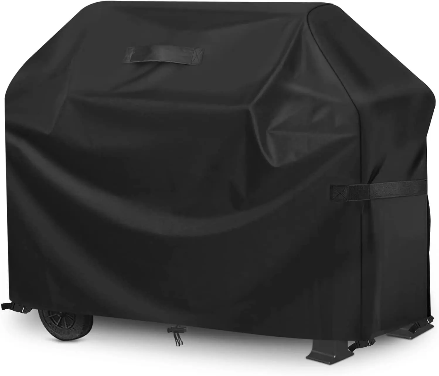 High quality 420D Oxford Waterproof Grill Cover Black outdoor patio Grill waterproof and dust cover