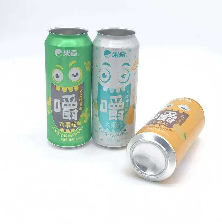 custom metal cans 250ml 330ml 500ml 355ml 473ml slim sleek Standard no printed white aluminum beverage cans for beer soda drink