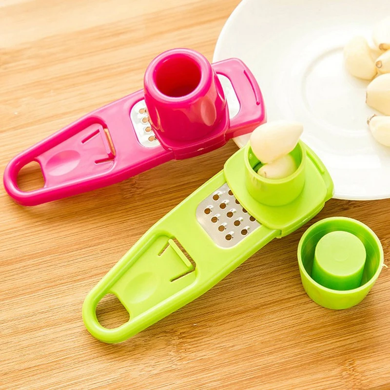 Household Creative Vegetable Crusher Simple Garlic Press Kitchen Seasoning Ginger Garlic Cutter