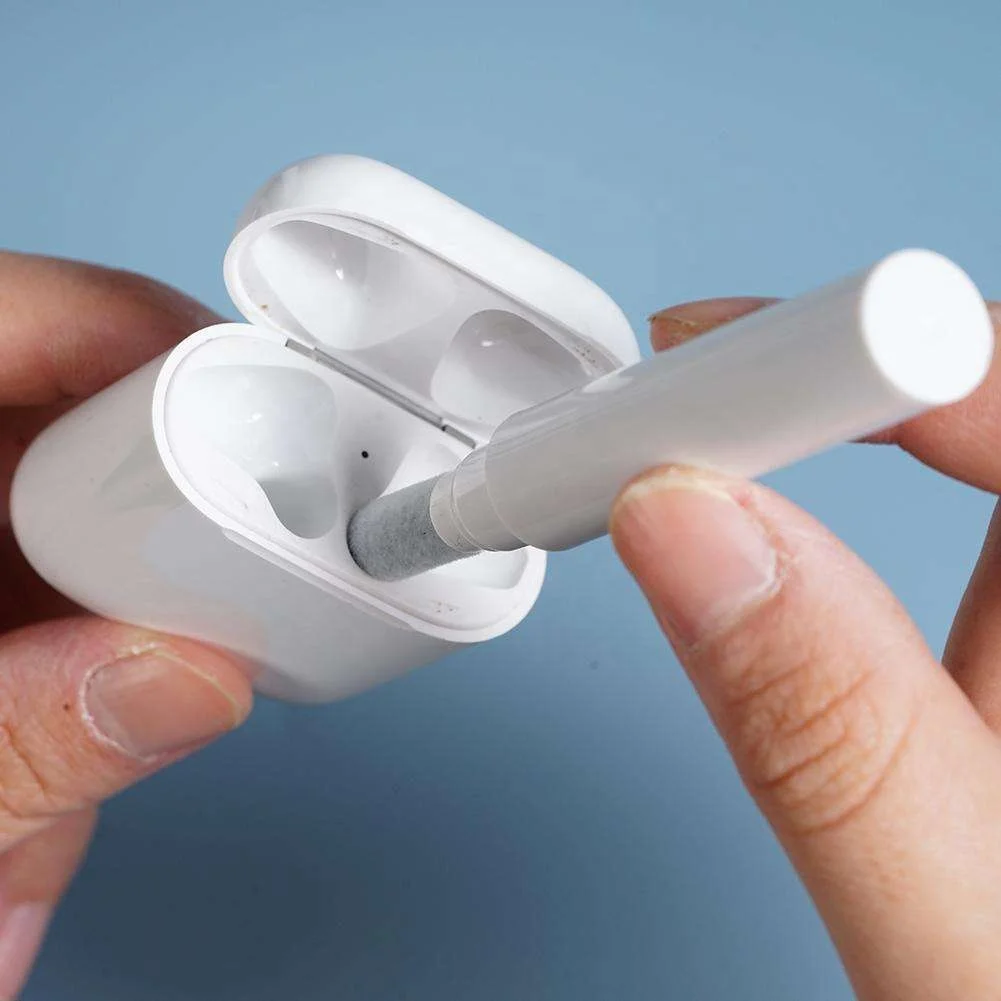 Ручка для очистки Airpods Pro 2 в комплекте портативная щетка удаления пыли и ушной вкладыш