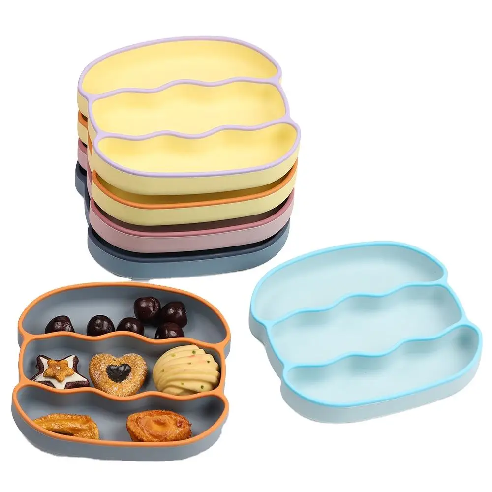 BPA Free Custom Logo Kids Baby Feeding Set Low Price Baby Bib Wholesale Top Selling Silicone Feeding Set