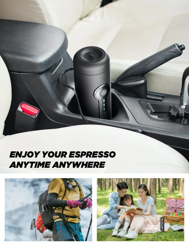 
Fully automatic portable barista black Italian coffee maker espresso coffee machine 