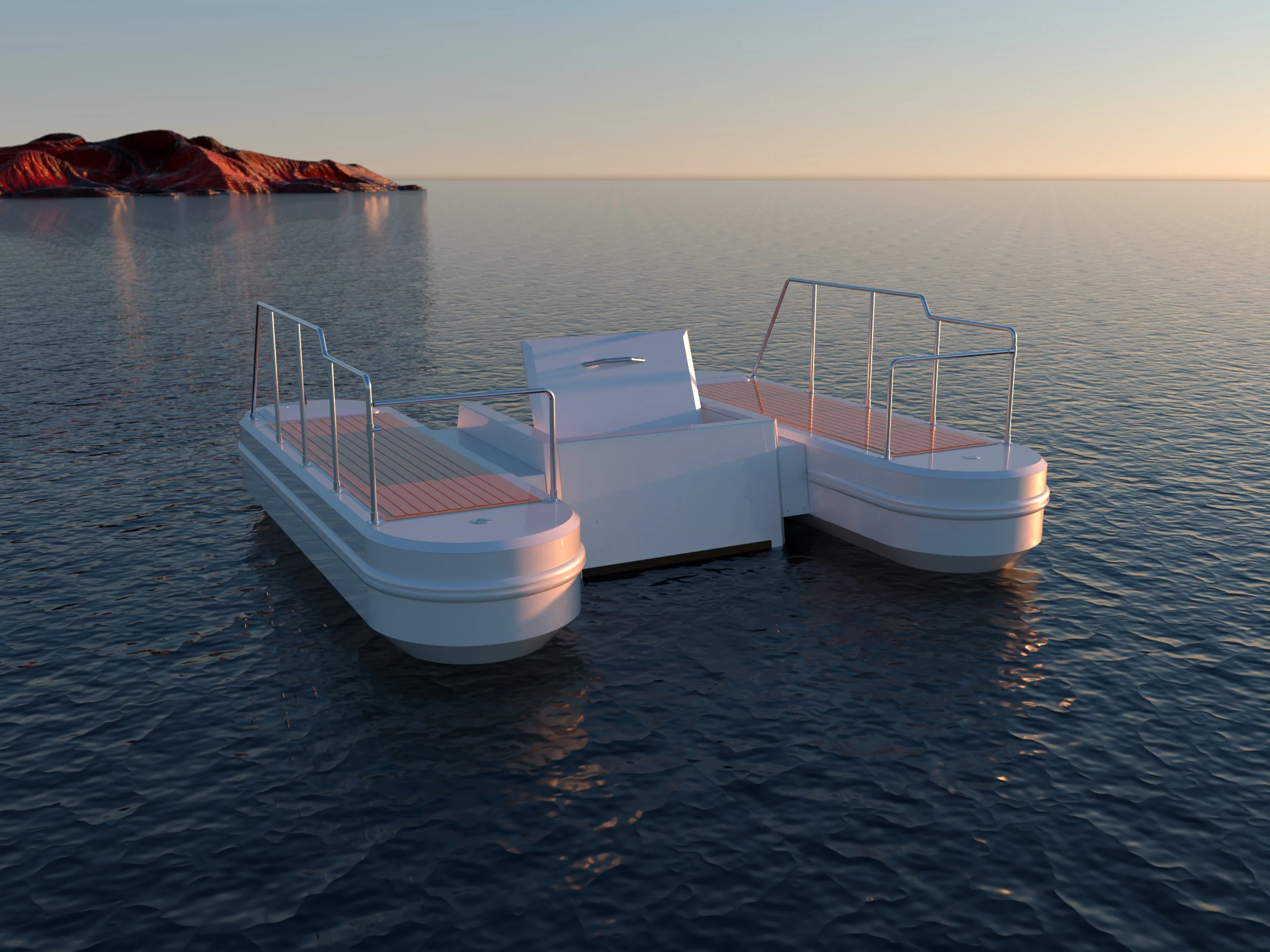 Kinocean новый стиль водное ремесло персональная яхта полуподводная лодка алюминиевая для продажи