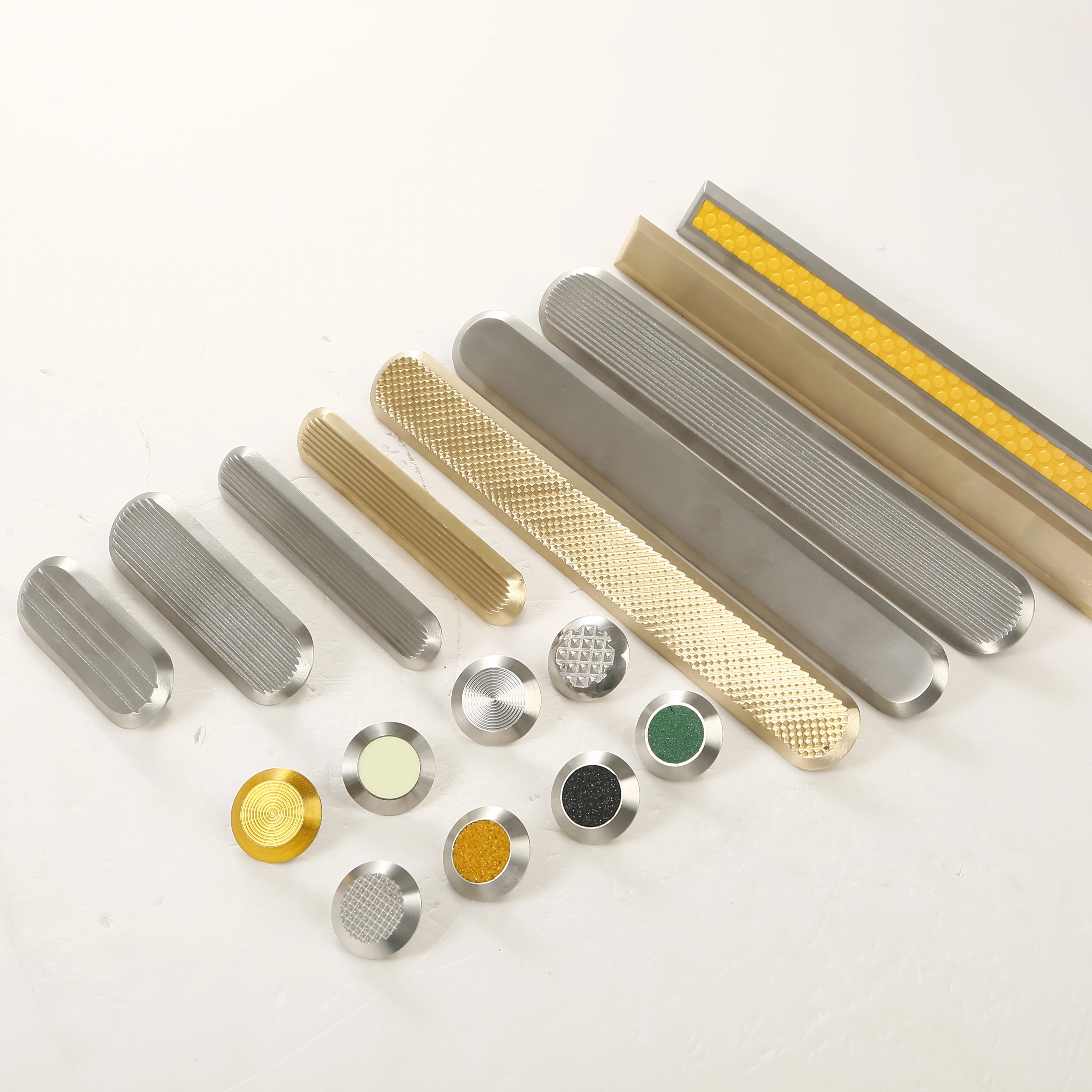SS 304 stainless steel tactile stud tactile indicator strip