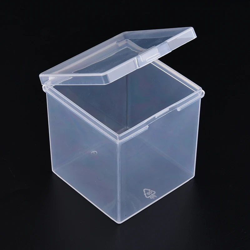 Box Arrival of Mini Cube Plastic New Carton Multifunctional Plastic Containers with Lids Multifunction Customized CLASSIC Square