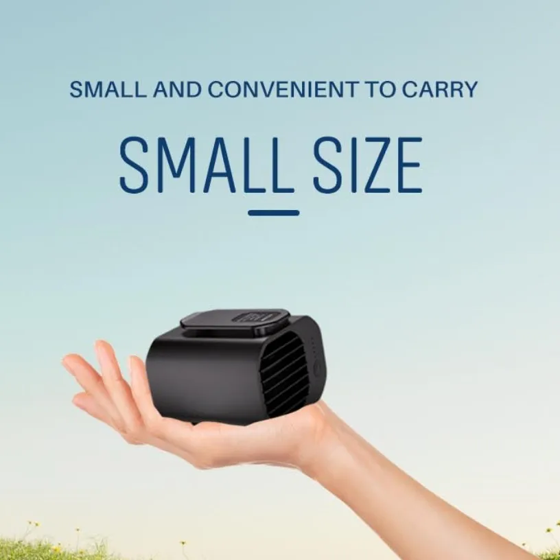 Hanging Waist Fan for outdoor sports and outdoor workers cooling Fans Hang the fan in front of the backpack 6000mAh