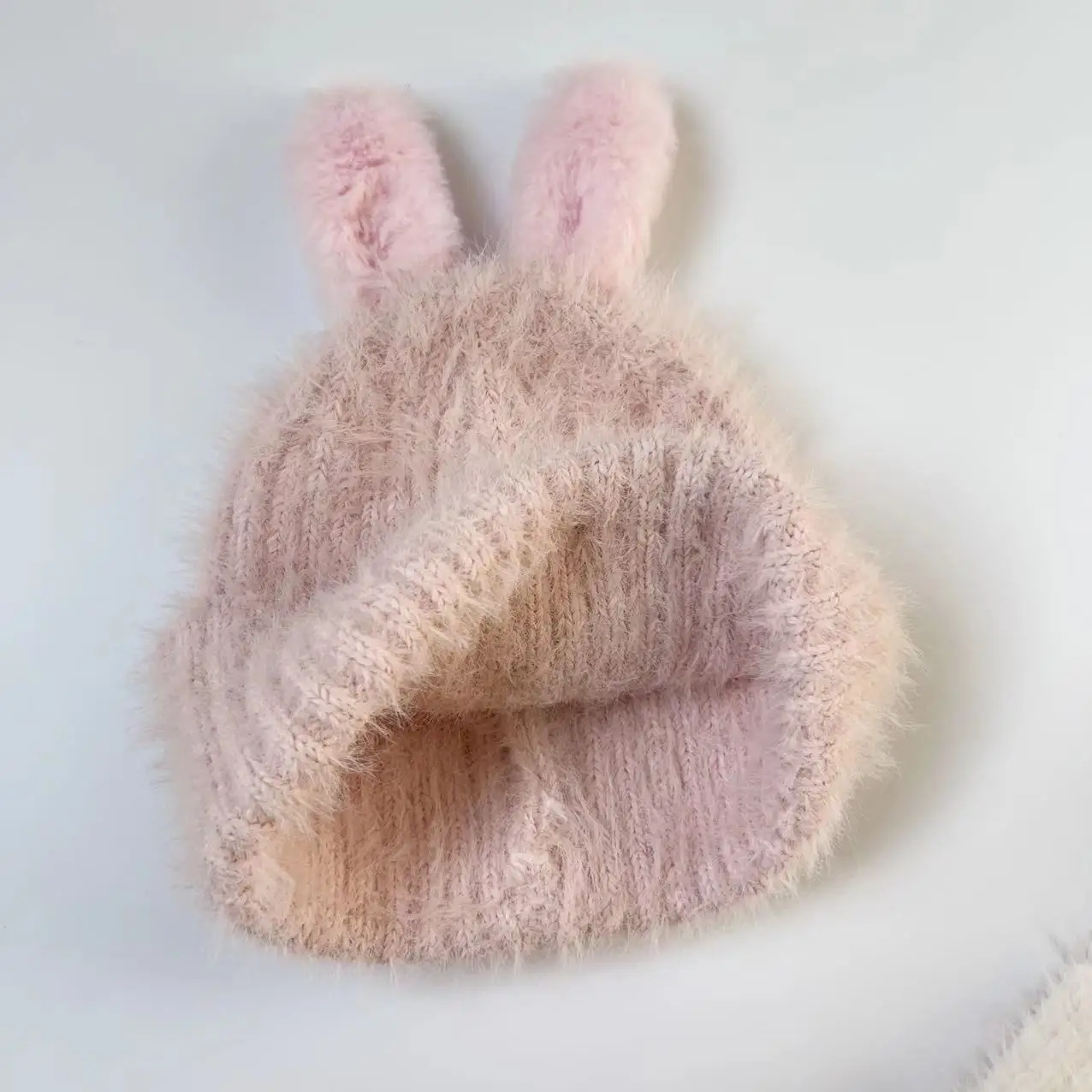 2024 New Design Winter Warm Animal Ears Hat Cashmere Children knitted Hat Beanie Customized Kids Fleece Warm Hat with Ears