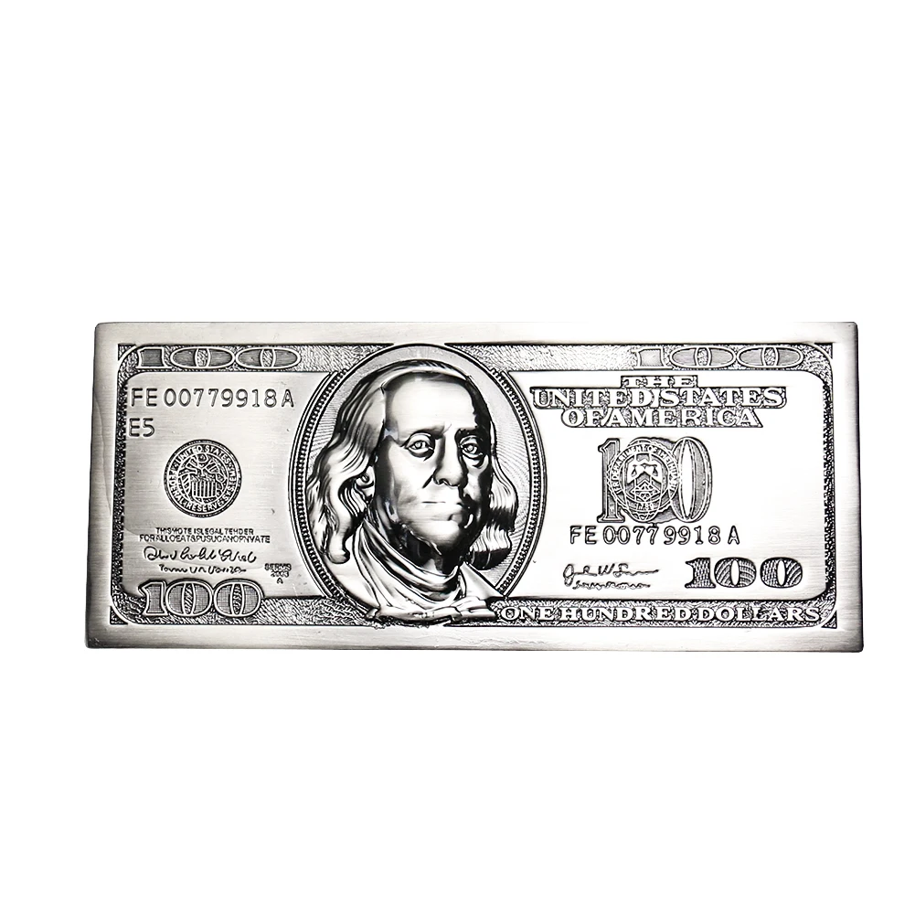 
Hot style custom metal belt buckle vintage alloy dollar belt buckle clothing accessories 