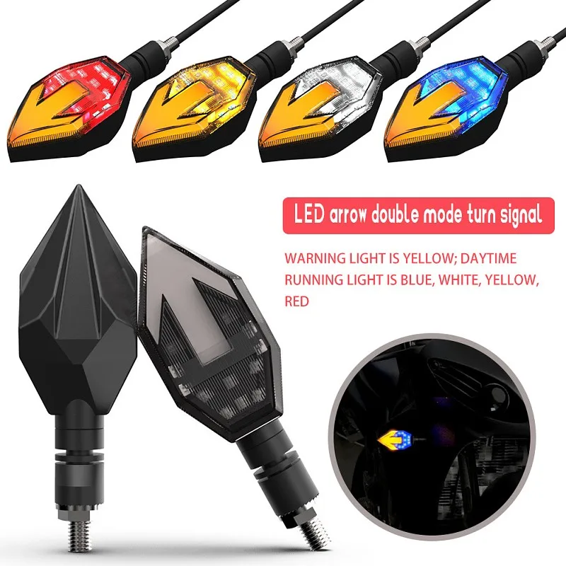 NSSC Motorcycle LED Turn Signal Light for Motorbike Scooter Quad Cruiser Off Road