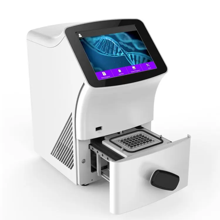 
4channels 48wells Quantitative Real time PCR thermal cyclers with 48-well pcr plate 