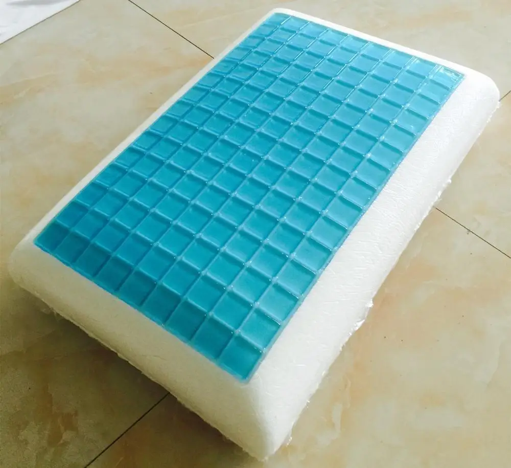 
Orthopedic Silica Gel Infused Pillow Sognare Microfiber Comfort Cold sleeping sponge memory foam comfort pillow gel 