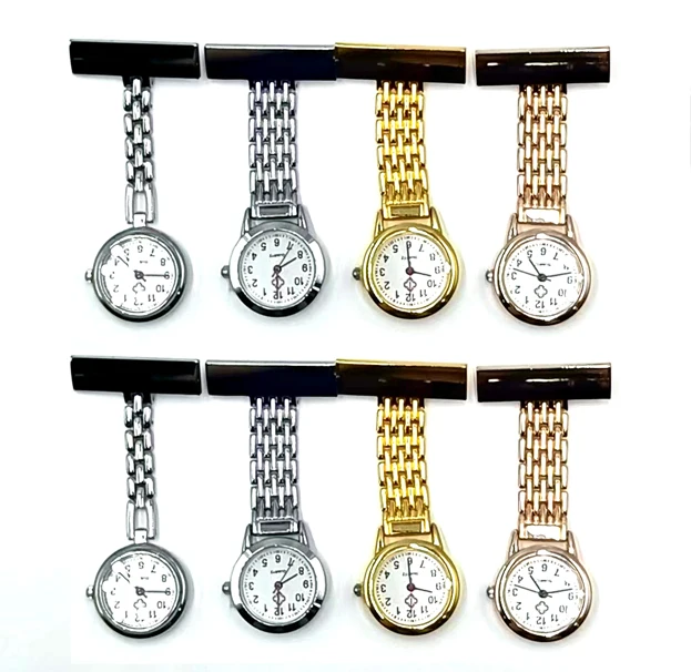 Hospital Medical Colorful Quartz Pocket Nurse Watch Breast Watch For Nurse Doctor Work Accessories